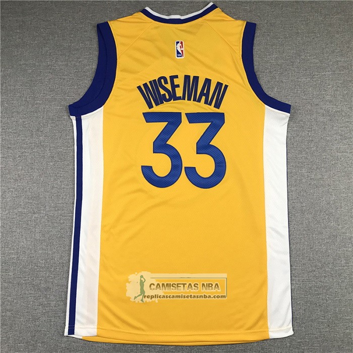 Camiseta Golden State Warriors James Wiseman Statement 2020 Amarillo
